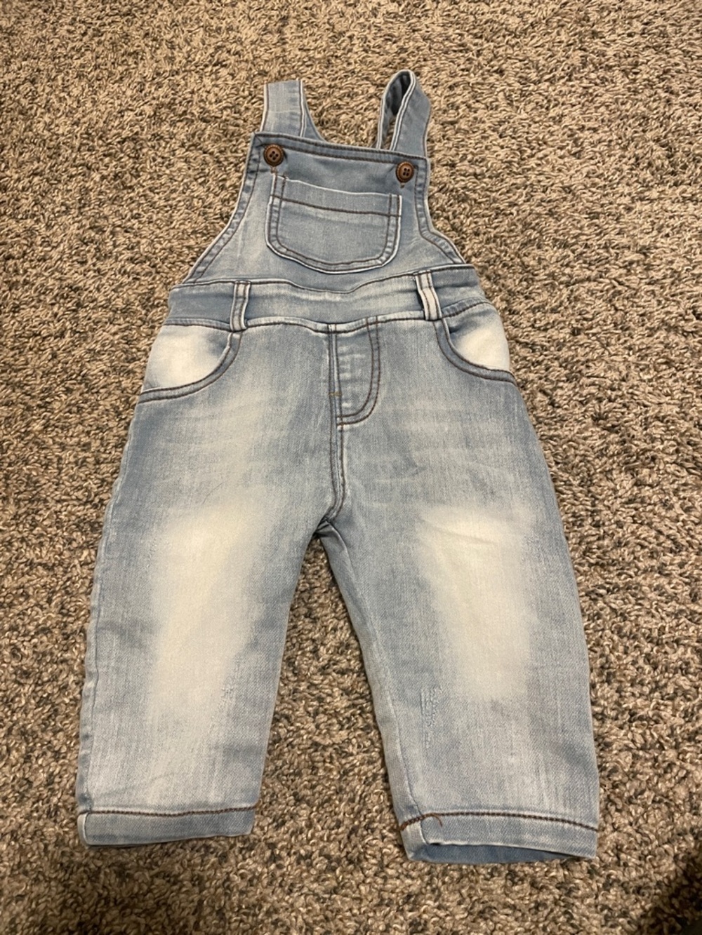 Light Wash Denim Overalls for baby - Casual Baby Overalls